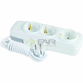 Resim FAR F501B FAR LARA 3 LÜ GRUP PRİZ 3 MT 