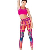 Resim Yeni Inci T128 Yoga-Fitness-Pilates-Koşu Sporcu Tayt Tek Alt 