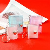Resim ID Kartı Tutucu ile Mini Anahtarlık - Dayanıklı PVC ve Çinko Alaşımı, Öğrenciler, Ofis, Seyahat için Kompakt 1 İnç Tasarım - Şık Fotoğraf Depolama Aksesuarı, Sevimli Anahtarlık Aksesuarları, Öğrenci Çantası Aksesuarı, Modern Anahtarlık, Metal Halka Bağlantı 