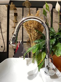 Resim İsaoğlu Yapı Silver Gümüş Ginza Spiralli Mutfak Bataryası Oynar Başlıklı Evye Musluğu Uzayan Mutfak Bataryası Gümüş 