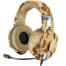 Resim Trust GXT 322D Carus Desert Kamuflaj Gamer Kulaklık 