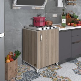 Resim Kenzlife ocak dolabı ahunaz crd 85*60*56 hazır mutfak klasik set üstü ocak için arkalıksız 