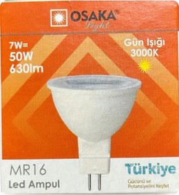 Resim 10 Adet Osaka 7w 50w Sarı Işık 3000k G4 Duylu İğne Bacak Led Çanak Ampul 