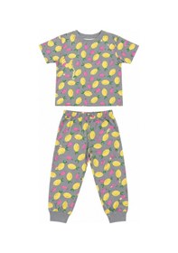 Resim Beniizle Kız Çocuk Pijama Takımı Gri 