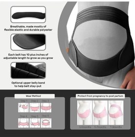 Resim Hamile Kadınlar Destek Göbek Bandı Sırt Giysi Kemeri Ayarlanabilir Bel Bakımı Hamile Göbek Desteği Koruma Çok Renkli 