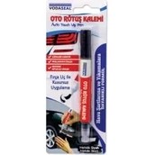 Resim Otomw-Oto Rötuş Kalemi 5 ml - Beyaz Metalik (Siyah) 