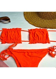 Resim Marba Turuncu Bikini Set 