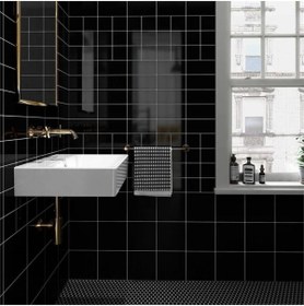 Resim VitrA 10x10 Miniworx RAL 0001500 Siyah Mozaik Mat K50797580001VTE0 