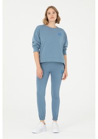 Resim U.S. Polo Assn. Kadın Koyu Mavi Jogger Eşofman Altı 50296946-VR032 