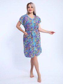 Resim Lubimyj Halat Ev Kıyafeti Bornozu 447809012 Mavi 