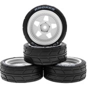 Resim Symbee "4 Adet 65mm Kauçuk Rc Araç Lastiği - Tamıya, Hsp, Wltoys Uyumlu" 