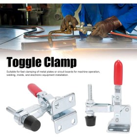 Resim Goodhand GH-12421 Geçişli Kelepçe | 200 kg Kapasiteli Kelepçe - Montaj ve Sabitleme Işleri Için Komp 