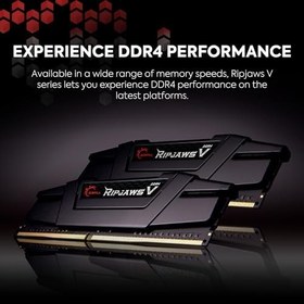 Resim G.SKILL Ripjaws V F4-4000C18D-32GVK Memory Module 32 GB 2 x 16 GB DDR4 4000 MHz 