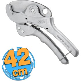 Resim Badem10 Boru Kesme Makası Büyük 42 mm Otomatik Bahçe Hortum Kesici Makası Su Tesisatı Pprc Pvc Plastik 