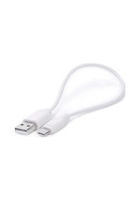 Resim Syrox C69 Type-C Powerbank Usb Şarj Kablo 25Cm Beyaz 
