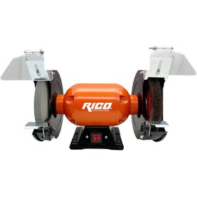 Resim Rico Elektrikli Bıçak Kesici Bileme Taş Motoru 175 mm Zımpara 500 W Rico Taşlama Metal Tezgah Üstü Çark 