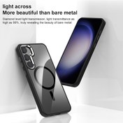Resim Samsung Galaxy Uyumlu S25+plus 5g Magsafe Parmak İzi Önleyici Son Derece Şeffaf Pc Telefon Kılıfı 