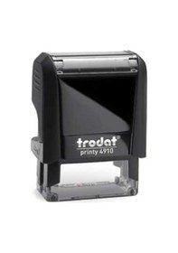 Resim Trodat 4910 - İsim-ünvan Kaşesi Siyah N11.2581 