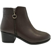 Resim Castle Black Yldz-87504-1 Kadın Hakiki Deri Klasik Bot Kahverengi Kahverengi 