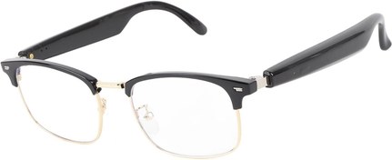 Resim AI Çevirmen Erkekler İçin Akıllı Gözlük Kadınlar, Sesli Asistan, Açık Kulak Lighweight Eyeware, Gerçek Zamanlı Çeviri, 150 Dili Destekler 
