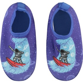 Resim Civil Boys Robot Baskılı Tabanlı 20-24 Numara Deniz Ayakkabısı - Mavi - Saks Mavisi / 20 