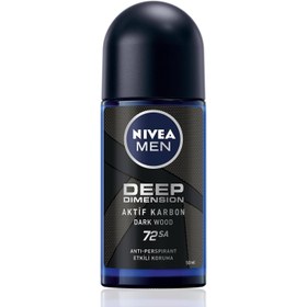Resim Nivea Men Deep Dimension Erkek Deodorant Roll-On 50 ml 