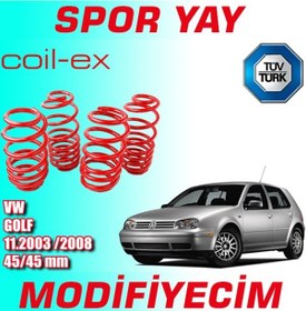 Resim Coil-Ex Golf V 11.2003 -2008 Arası 45-45Mm Alçaltma Spor Yay H 