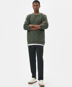 Resim Beli Bağcıklı Pantolon Slim Fit Cep Detaylı Katlı Paça 