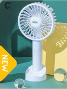 Resim CREACTOR Şarjlı Mini El Fanı Masa Fanı Soğutucu Pervane Taşınabilir Şarj Edilebilir Pratik Mini Vantilatör 02 