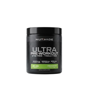 Resim Pre-Workout Ultra Stim Free - 20/40 Servis / Green Apple 