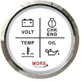 Resim Mors Alarm Gösterge Seti 4lü Beyaz 