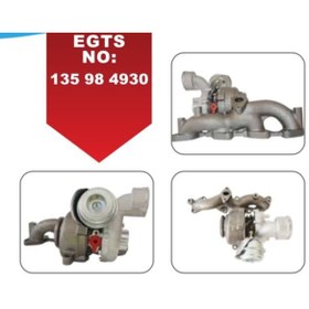 Resim TURBO SARJ A3 03-13 GOLF V 03-09 JETTA 05-10 PASSAT 05-10 OCTAVIA SUPERB LEON ALTEA A3 2.0 TDI BKD BWV AZV GTSTURBO 135984930 OEM 