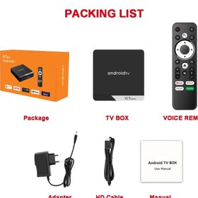 Resim OEM G7 Max Android 11 Tv Box 4GB Ram/64GB Rom Amlogic S905x4 - FullHD Netflix 