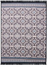 Resim Bigghome Çift Taraflı Kilim, Makinede Yıkanabilir, Modern Desenli, 120 180 Cm, Sa25at 