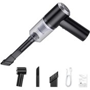 Resim Savoringdetails Kablosuz El Tipi Araba Süpürgesi Güçlü Emiş, Siyah 