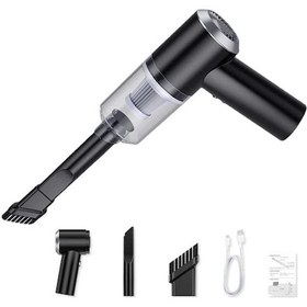 Resim Savoringdetails Kablosuz El Tipi Araba Süpürgesi Güçlü Emiş, Siyah 