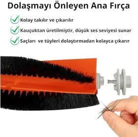 Resim 1C,2C,Mop 2 Uyumlu 2 Ana Fırça 2 Siyah Yan Fırça 6 Filtre 