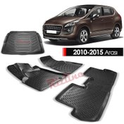 Resim Peugeot 3008 Paspas Bagaj Havuzu 3D Rizline Set 2010-2015 Arası 