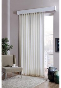 Resim Saten Güneşlik Perde Ekru 