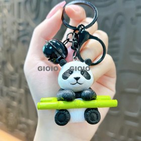 Resim Silver1 Yeni Sevimli Çizgi Film Işıklı Işık Kulomi Büyük Kulak Köpek Hediye Kutusu Anahtarlık Araba Okul Çantası Dıy Kolye Hediye (Yurt Dışından) 