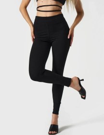 Resim A&a Forever Ribanalı Tayt 387738546 SiYAH 