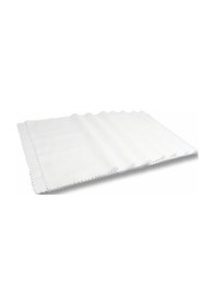 Resim 100 Adet Mikrofiber Gözlük Temizleme Bezi A Kalite Beyaz Renk 
