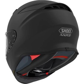 Resim Shoei Nxr 2 Mat Siyah Full Face Motosiklet Kaskı 6 Katmanlı Darbe Sönümleyici Özellik 