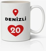 Resim Denizli Baskılı Kupa Bardak Baskılı Kahve Kupa Bardak 