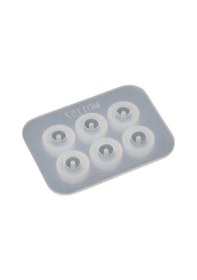 Resim Epoksi Boncuk Şekilli Tesbih ve Bileklik Silikon Kalıp 8 Mm 6 Lı 