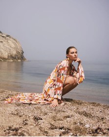 Resim Kadın Azure Club Milos Kimono 