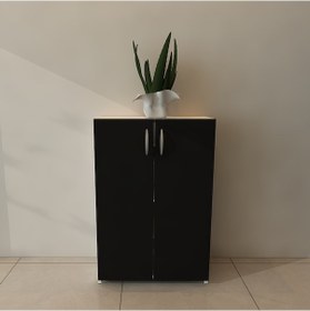 Resim Moonlife Turna 4 Raflı Ayakkabılık Siyah 