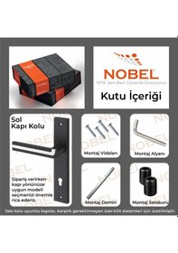 Resim Gümüşhane Kapı Kolu Matsiyah İnox Aynalı Yale Sol 