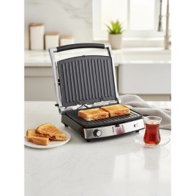 Resim Allians Pratik 3'ü 1 Arada Izgara ve Tost Makinesi, Şık ve Kompakt Tasarım 