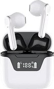 Resim Kablosuz Dil Tercüman Kulaklıkları, Çevrimiçi 144 Dil, TWS Bluetooth Mono Binaural Ses Tercümanı, Müzik Aramasını Destekleme, Seyahat Ederek Öğrenme Için (Beyaz) 